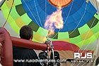 Russian Hot Air Balloon: Ride: preparation of balloon